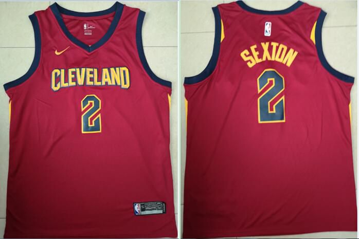 Men Cleveland Cavaliers 2 Sextdn Red Game Nike NBA Jerseys